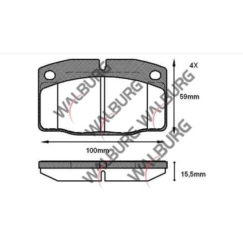 Disk Balata Opel Vectra A 1.4 Ön -
