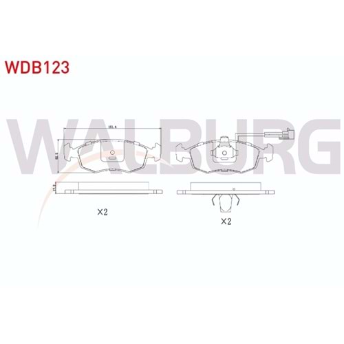 Disk Balata Fiat Albea, Doblo, Grande Punto Ön -