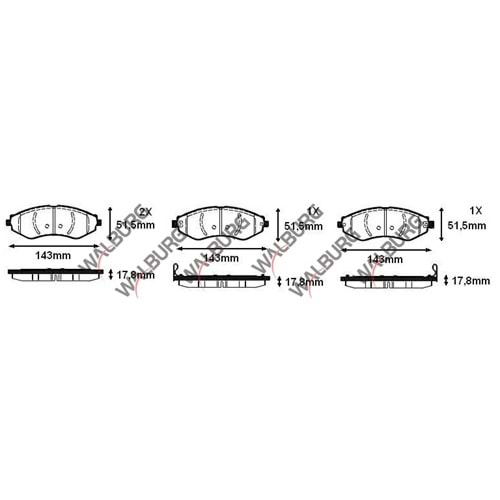 Disk Balata Chevrolet Lacetti, Daiwoo REZZO, Nubira Ön -