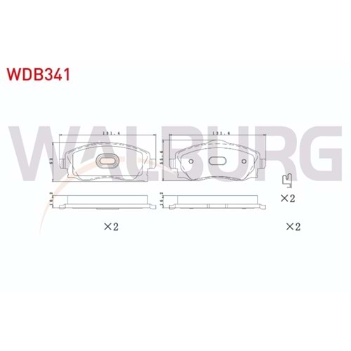 Disk Balata Opel Corsa C Ön -