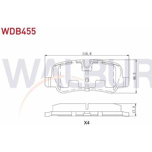 Disk Balata Land Rover, Range Rover, Discovery Arka -