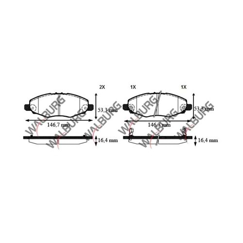 Disk Balata Toyota Hı-Lux VII Pick-Up Ön -
