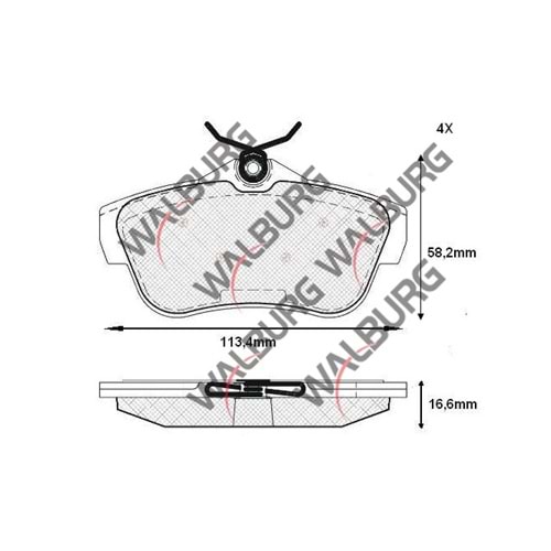 Disk Balata Fiat Scudo Arka -