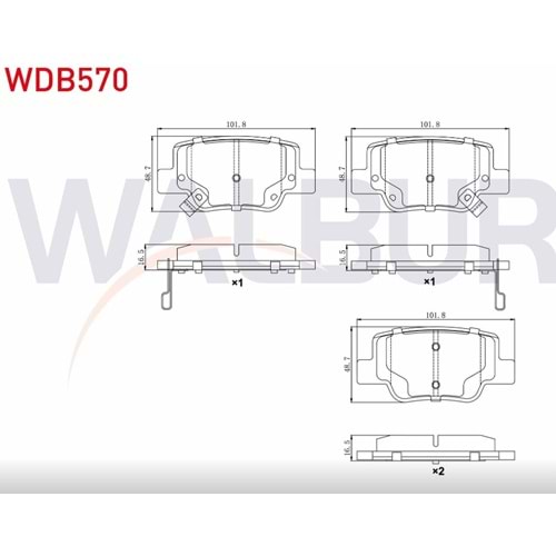 Disk Balata Toyota Verso Arka -