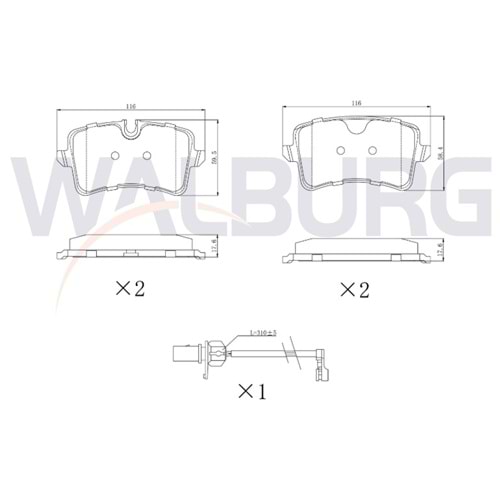 Disk Balata Vw Audi A6 Arka -