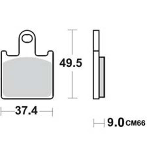 417 SPD DİSK BALATA ORGANİK KAWASAKİ Z1000/ABS (K5046)