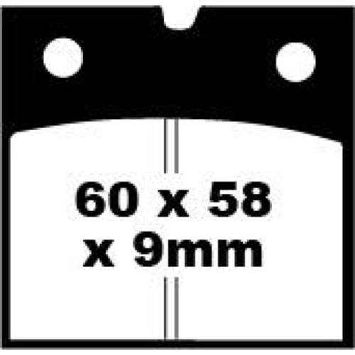 077 DİSK BALATA ÖN ORGANİK BMW R80, R850 R100GS 84-96 (SPD-O7028)