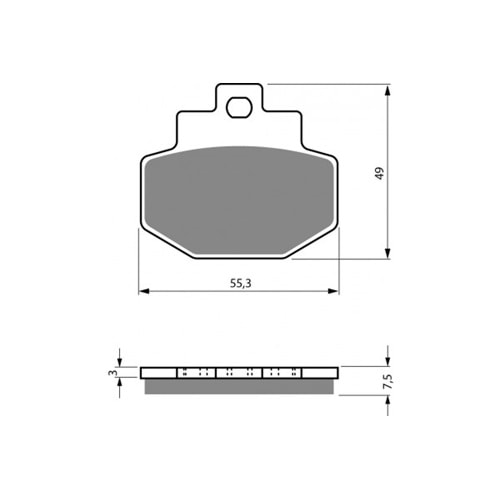 321 SPD DİSK BALATA ORGANİK (O7059)