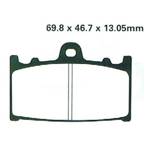 366 SPD S3053 ORGANİK DİSK BALATA ARKA
