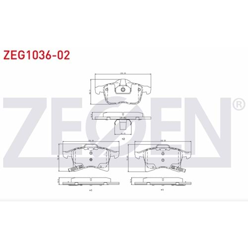 Disk Balata Opel Corsa C, Combo, Astra H Ön -