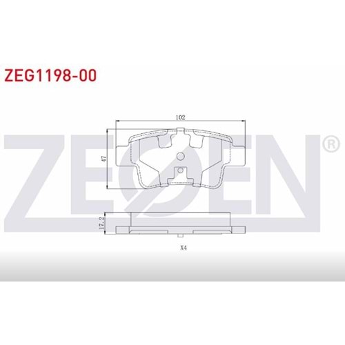 Disk Balata Fiat GrandE Punto (199) 1.4 Arka -