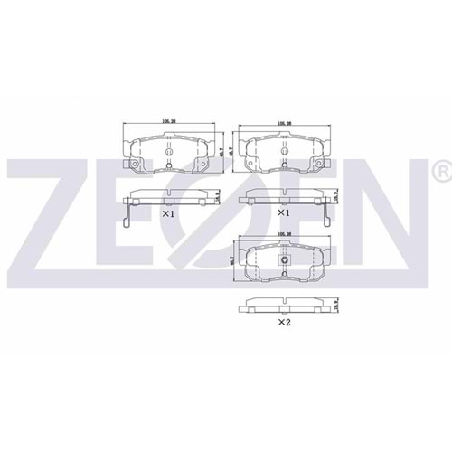 Disk Balata Nissan Almera Arka