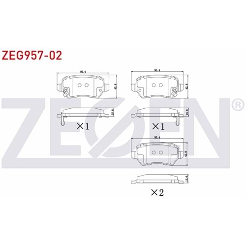 Disk Balata Opel Astra G-H, Corsa C, Meriva, Combo, Zafira B, Hyundai İX20, Kia Venga Arka Arka -