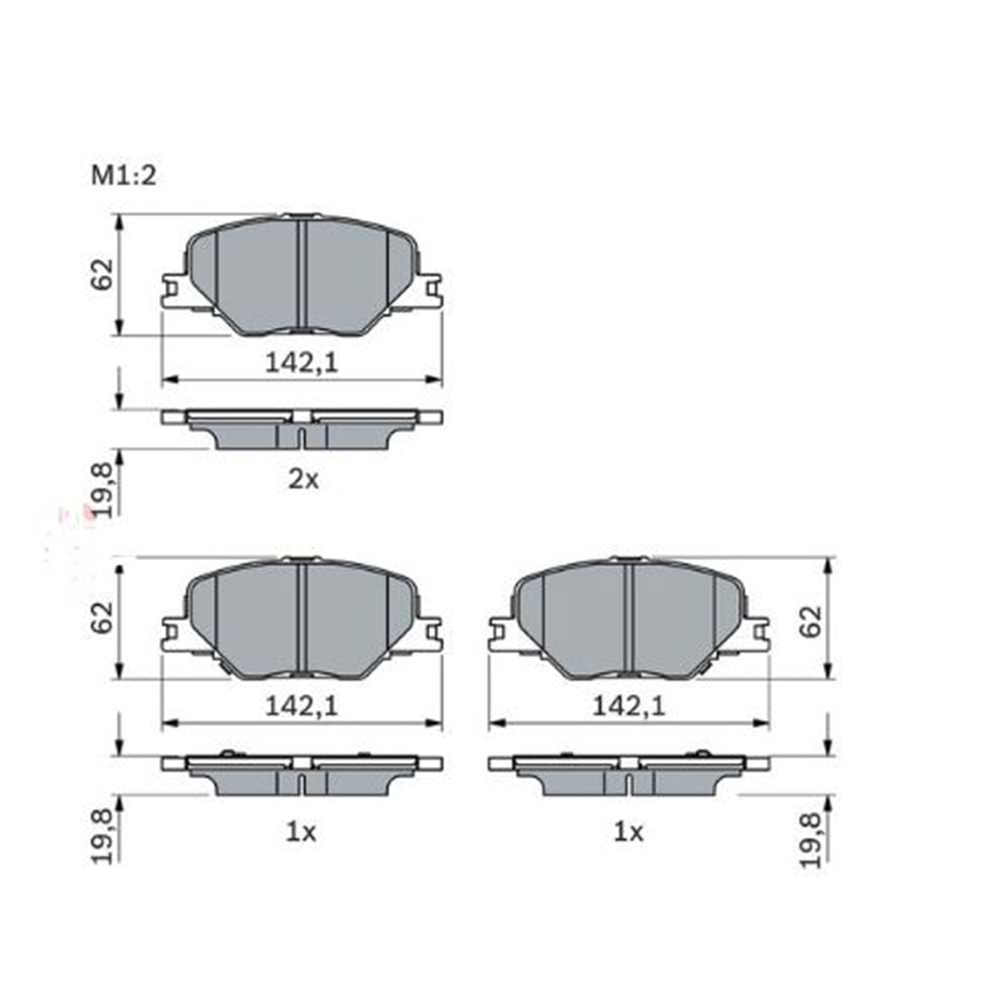 Disk Balata Opel Insignia Ön - Bosch