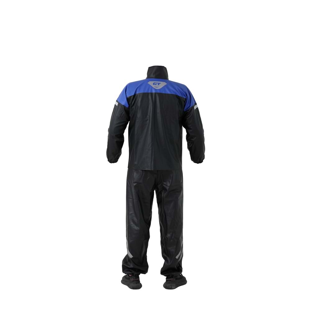 Forte Gt Motosiklet Yağmurluk Takım Pvc - MAVİ - M