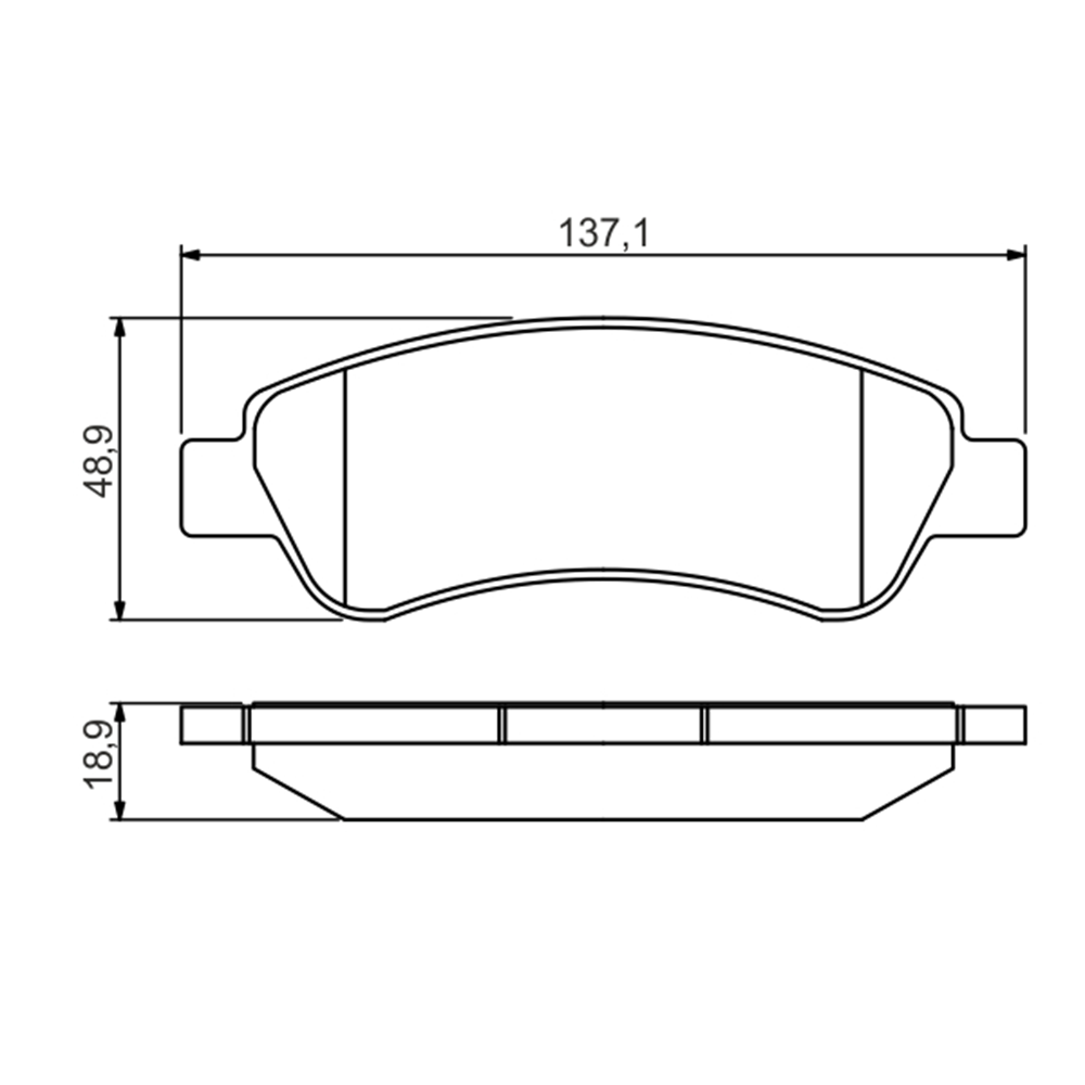 Disk Balata Fiat Ducato, Peugeot Boxer, Citroen Jumper 3.0 HDİ Arka