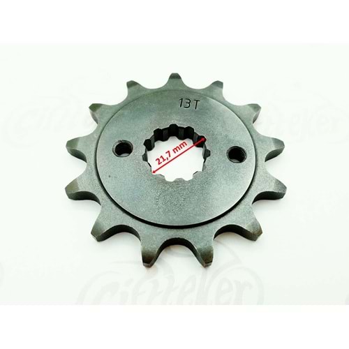 ÖN DİŞLİ 520-13T 11 DİŞ FREEZELİ 22 MM CF NK 250