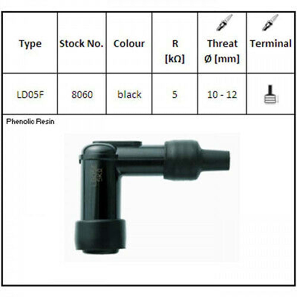 MOTOSİKLET BUJİ BAŞLIĞI NGK LD05F