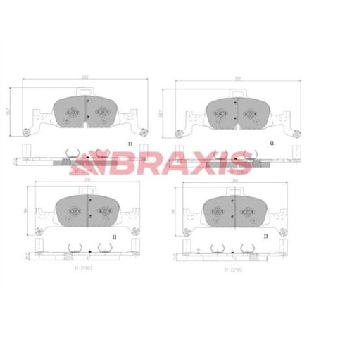 Disk Balata Vw, Audi A4 (8W2,B9) 1.4 TFSI, Audi A5 Ön -