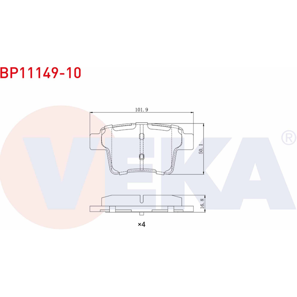 Disk Balata Ford Mondeo III 2.0i 16v Arka -
