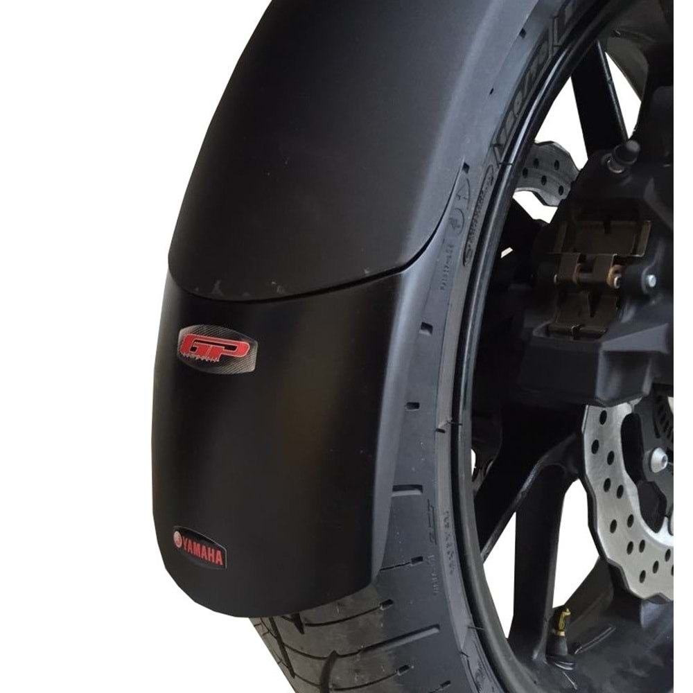 GP Kompozit Yamaha MT-07 Tracer 2016-2023 Uyumlu Ön Çamurluk Uzatma Siyah