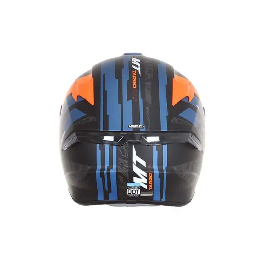 Mt Kask Targo Pro Welcome D4 Full Face Mat Fluor Turuncu - Xl