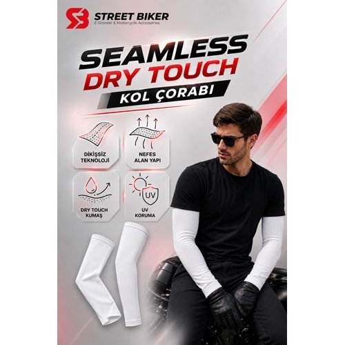 BEYAZ KOL ÇORABI DRY TOUCH