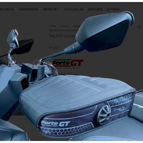 TEX293 MOTOSİKLET EL KILIFI UNİVERSAL